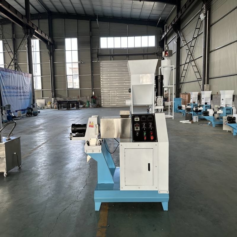 150kg/H Floating Fish Feed Extruder Custom Made Color