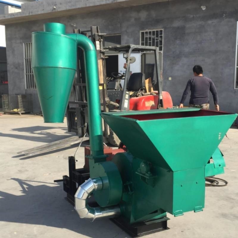 0.9-2t/H Output Grinder Crusher Machine 22kw Custom Color Wood Crushing