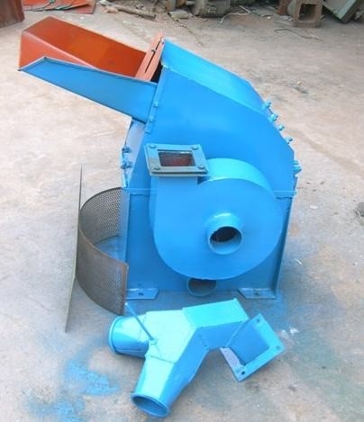1.2-2.5t/H Wood Crusher Machine For Grinding Corn Stalks And Peanut Shells Grinder Crusher Machine Custom color