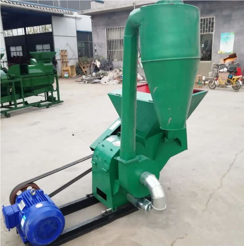 1.2-2.5t/H Wood Crusher Machine For Grinding Corn Stalks And Peanut Shells Grinder Crusher Machine Custom color