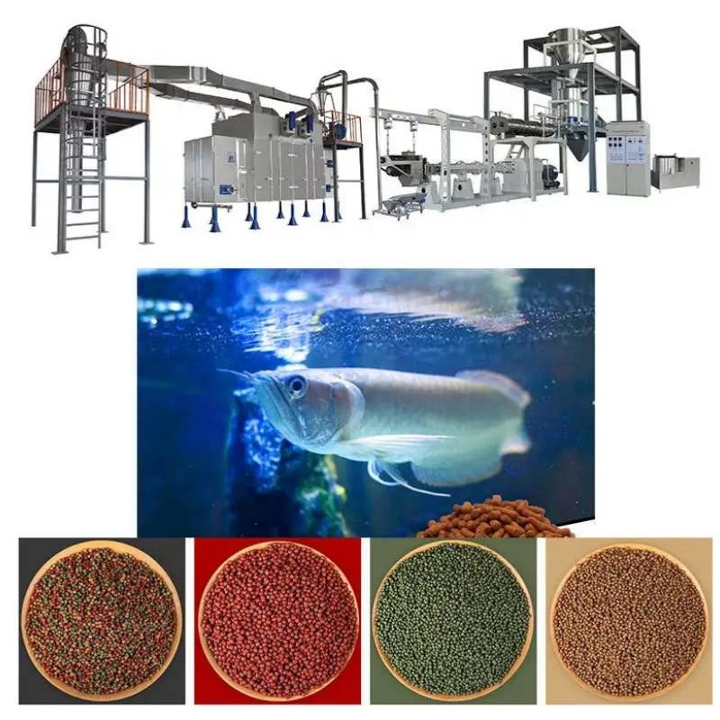 45-50kg/H Floating Feed Extruder Machine Floating Fish Feed Production Line Stainless Steel