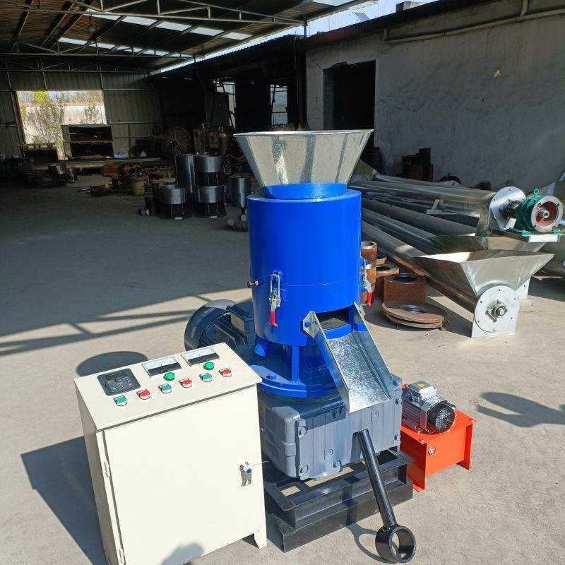 1 Ton/H Wood Sawdust Pellet Making Machine Fuel Pellet Mill Customized Color