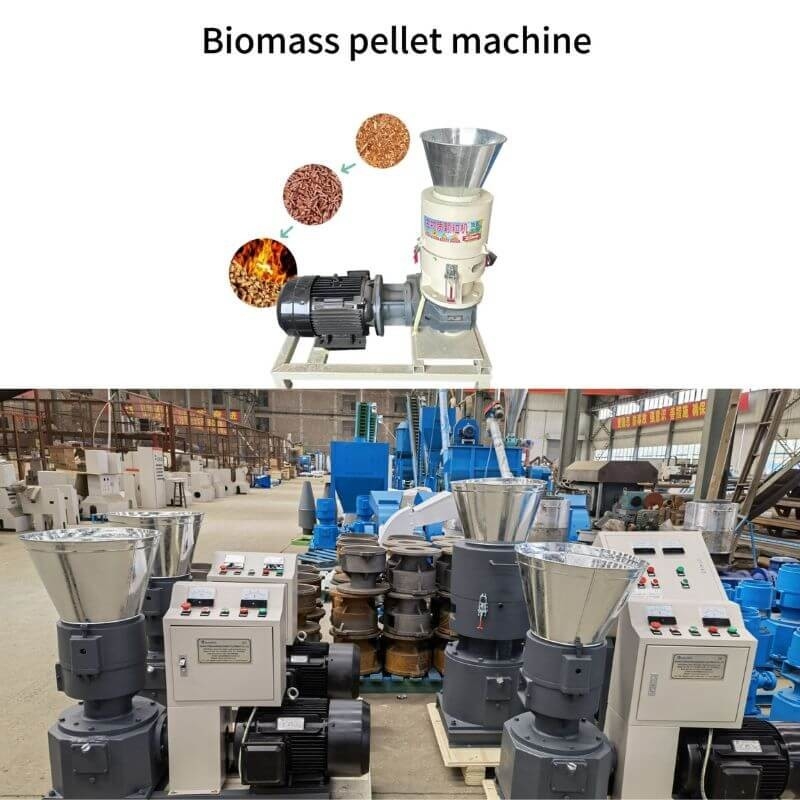 1 Ton/H Wood Sawdust Pellet Making Machine Fuel Pellet Mill Customized Color