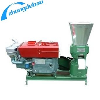 Diesel Engine Feed Wood Pellet Mill Machine 60-800 Kg/H For Poultry Feed