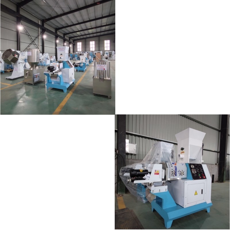 Automatic Dry Type Fish Feed Extruder Electric Heating For Large Scale Production