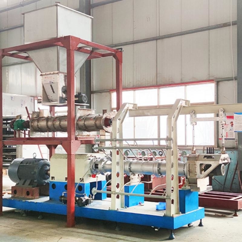 Fully Automatic Floating Feed Extruder Machine Floating Fish Feed Production Line 5.5KW