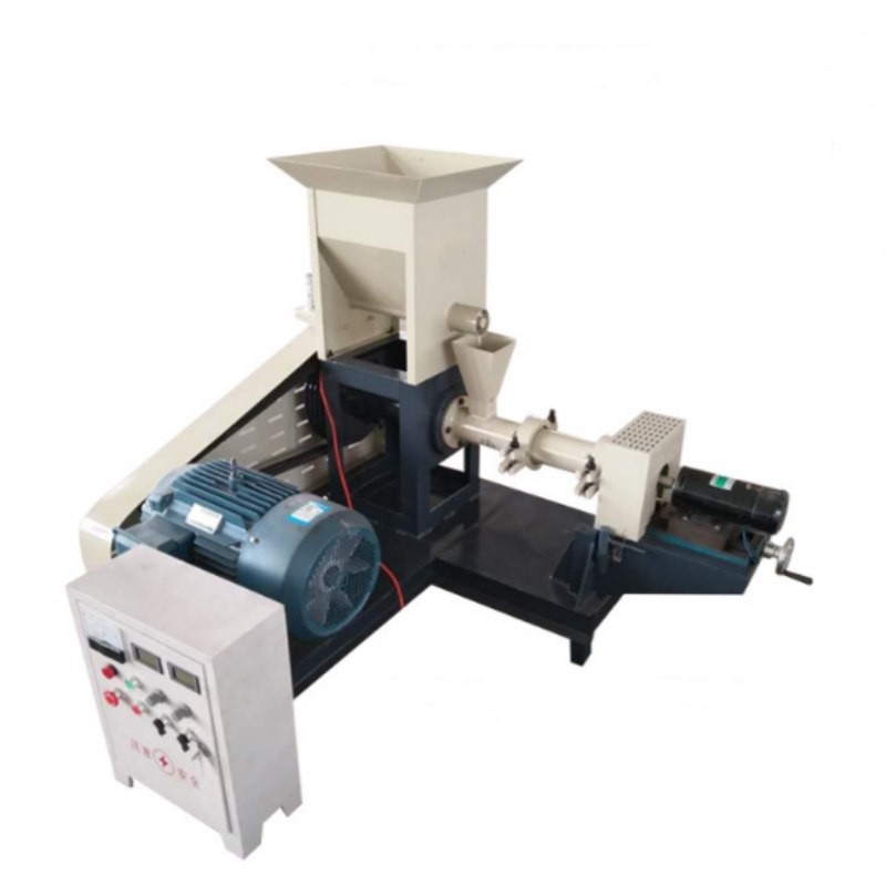 Corn And Soybean Dry Type Fish Feed Extruder Dry Extrusion Equipment 80kg/h