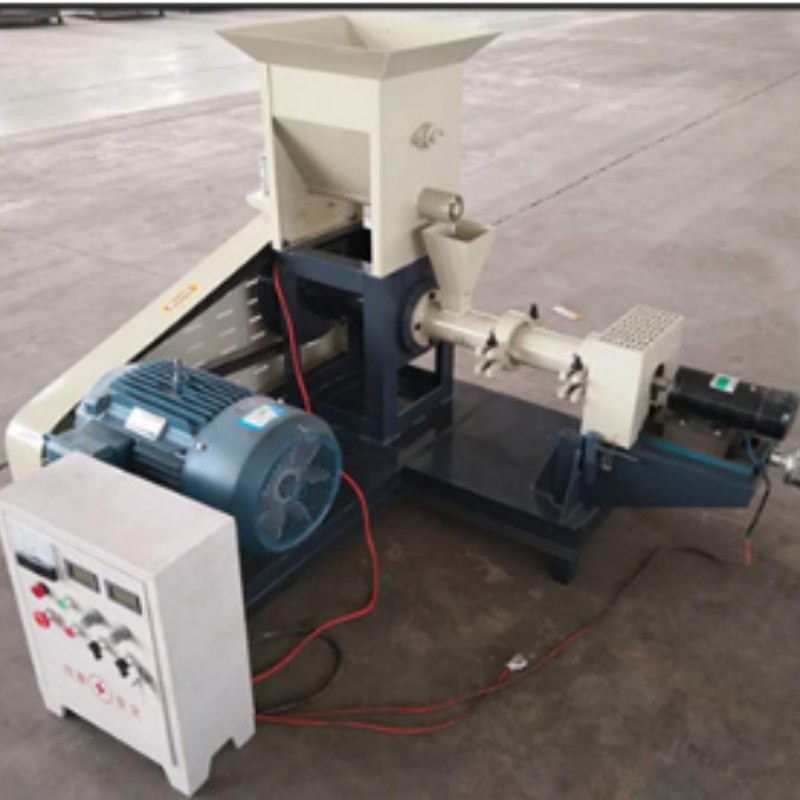 Corn And Soybean Dry Type Fish Feed Extruder Dry Extrusion Equipment 80kg/h