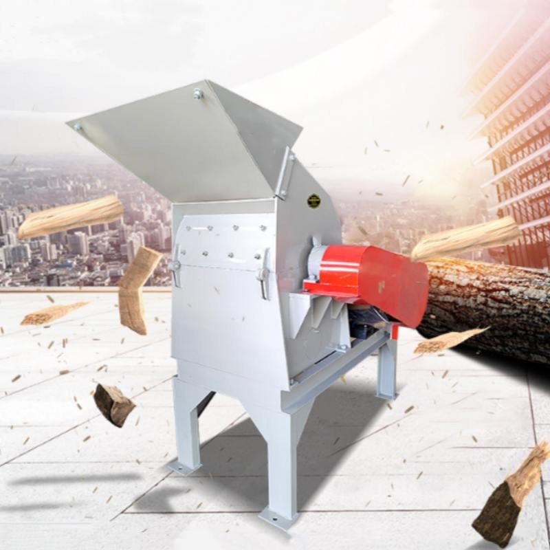 200kg/h Wood Grinder Crusher Machine Small Multi Functional Wood Sawdust Sawdust Bamboo Particle Crusher