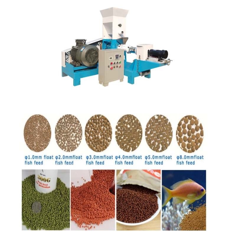 Dry Type Single Screw Fish Pet Feed Extruder For Small Business And Farm Use