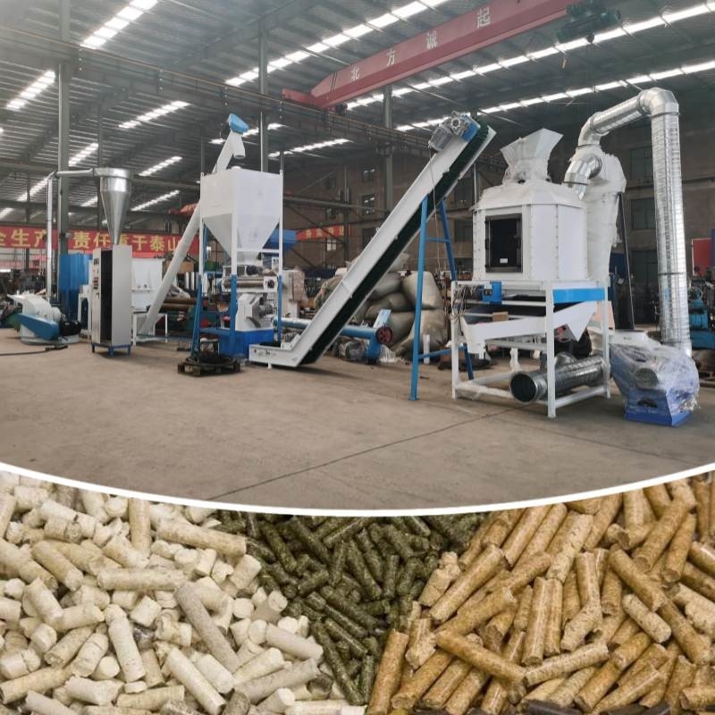 0.5-30 Tons/h Animal Feed Pellet Production Line With Ring Die Pellet Mill