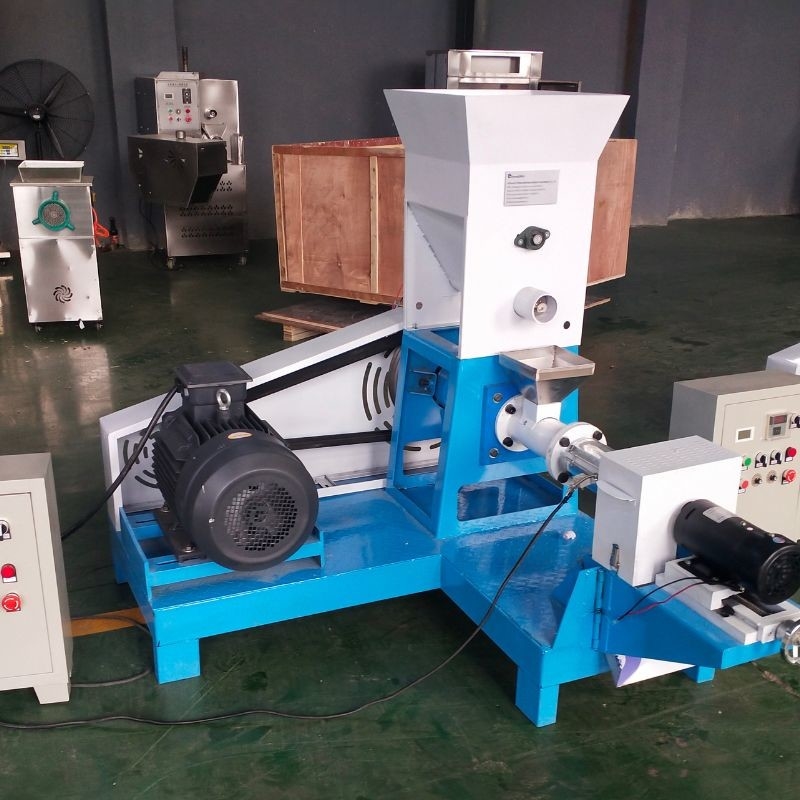 DGP Dry Type Floating Fish Feed Dog Food Extruder Single Screw Granulator Grain Seeds Maize Corn Soybean Extruder
