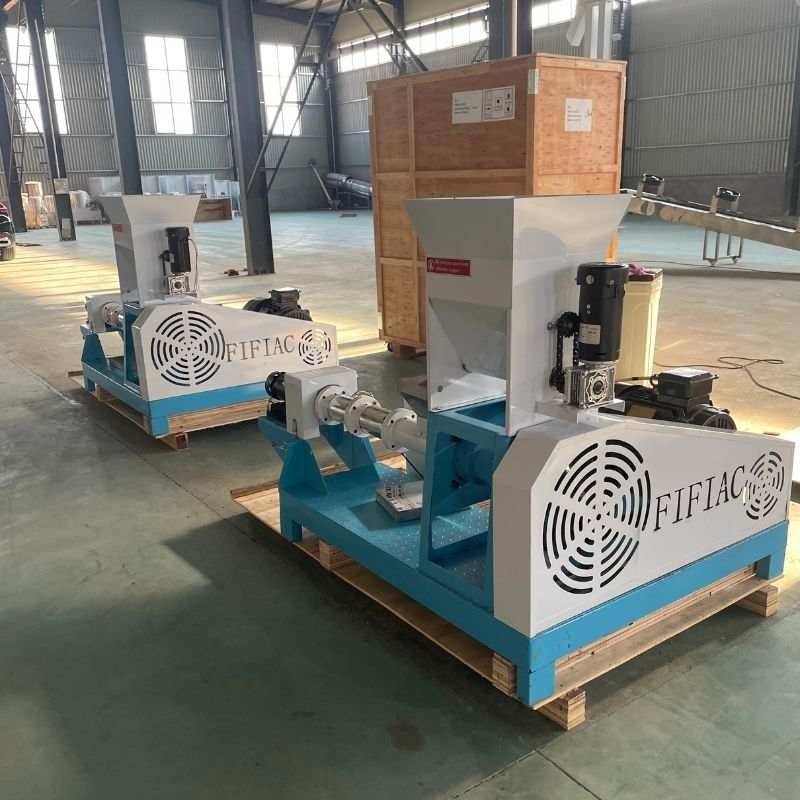 DGP Dry Type Floating Fish Feed Dog Food Extruder Single Screw Granulator Grain Seeds Maize Corn Soybean Extruder