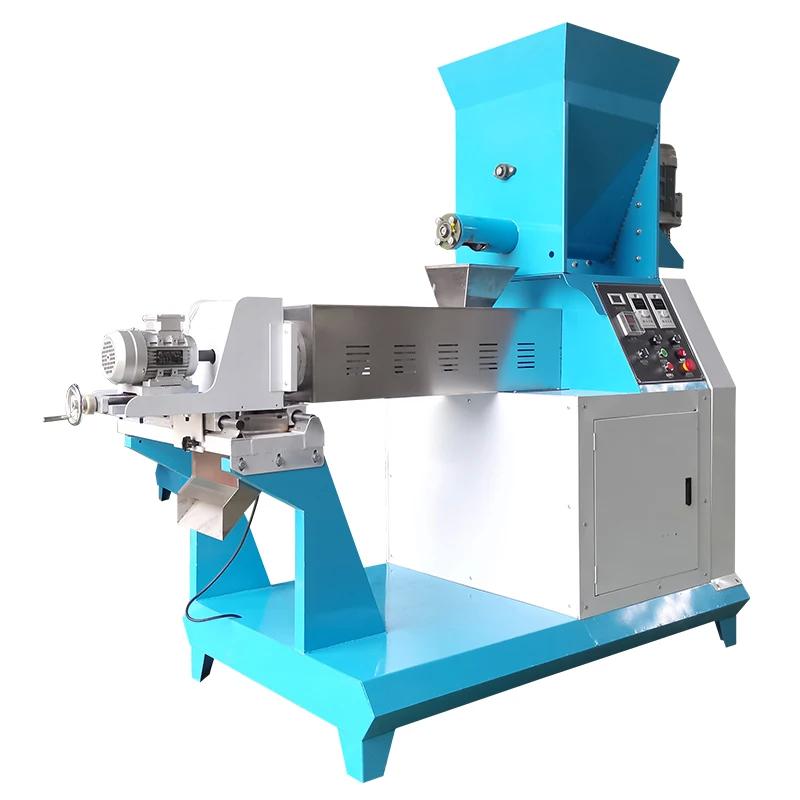 37-160kw Main Power Floating Fish Feed Production Line With 2 Capacity 1-2t/H