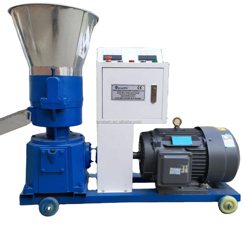 10-20% Moisture Content 6mm Wood Pellet Machine For Pellets In Wooden Case 380V