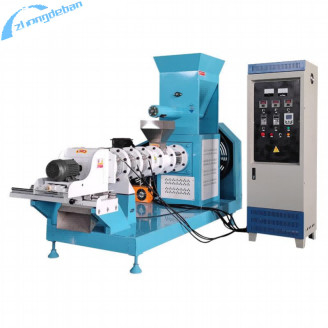 600-1200 Kg/H Screw Feed Extruder For Producing Pet And Floating Fish Feed 55kw