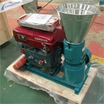 Adjustable Length Feed Pellet Mill Machine 60-80 KG/H For Poultry Animal Feed Food