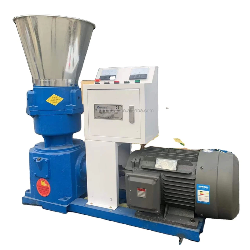 0.8-4t/h Capacity Pellet Mill Machine For Alloy Steel Die Material