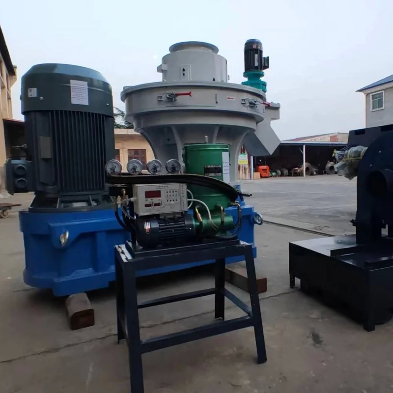 4-12mm Wood Pellet Mill Machine With 0.8-4t/h Capacity And 380V Voltage