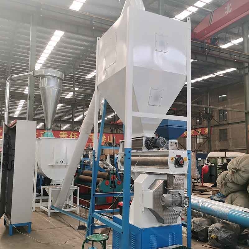 1-2 Ton Per Hour Capacity Laying Hen Broiler Chicken Animal Feed Pellet Production Line With CE Certification