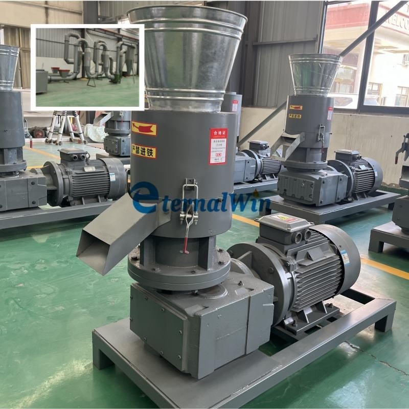 Wood Pelletizer Rice Husk Coconut Shell Sawdust Pellet Mill Biomass Pellet Production Line