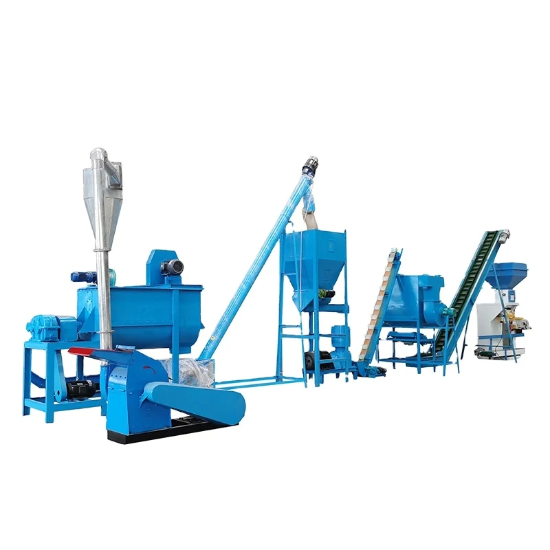 380V/50Hz/3Phase Animal Feed Production Line With ≤20% Moisture Content And Materials