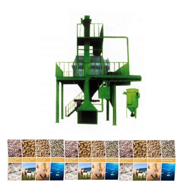 1-12mm Feed Pellet Size Animal Feed Pellet Production Line
