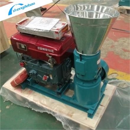 Adjustable Length Feed Pellet Mill Machine 90-120 KG/H For Poultry Animal Feed Food