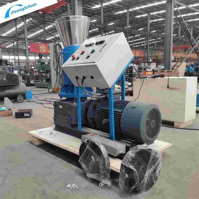 Moving Roller Wood Pellet Mill Machine 240-340 KG/H For Biomass Wooden Sawdust