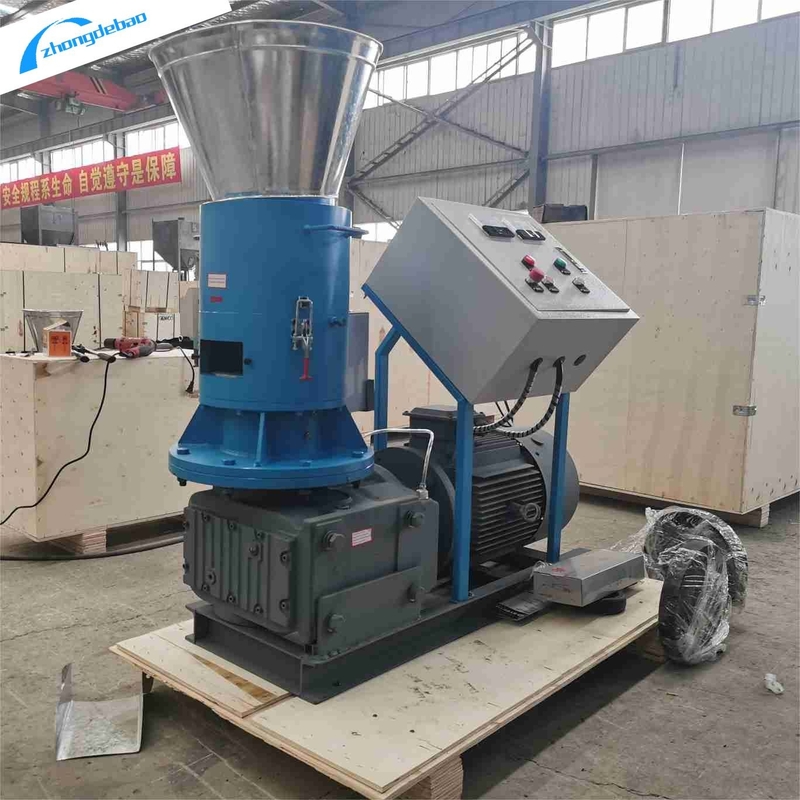 Moving Roller Wood Pellet Mill Machine 240-340 KG/H For Biomass Wooden Sawdust