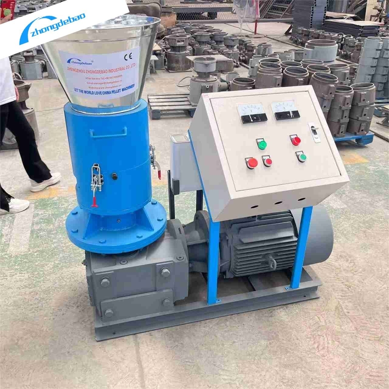 Moving Roller Wood Pellet Mill Machine 400-600 KG/H For Biomass Sawdust Pellet
