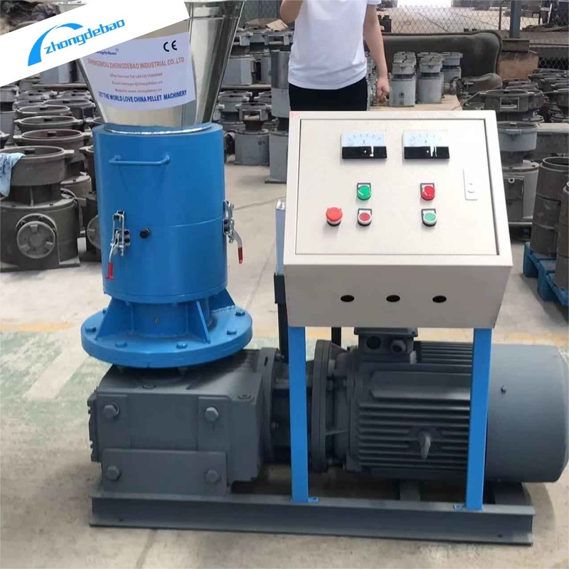 Moving Roller Wood Pellet Mill Machine 400-600 KG/H For Biomass Sawdust Pellet