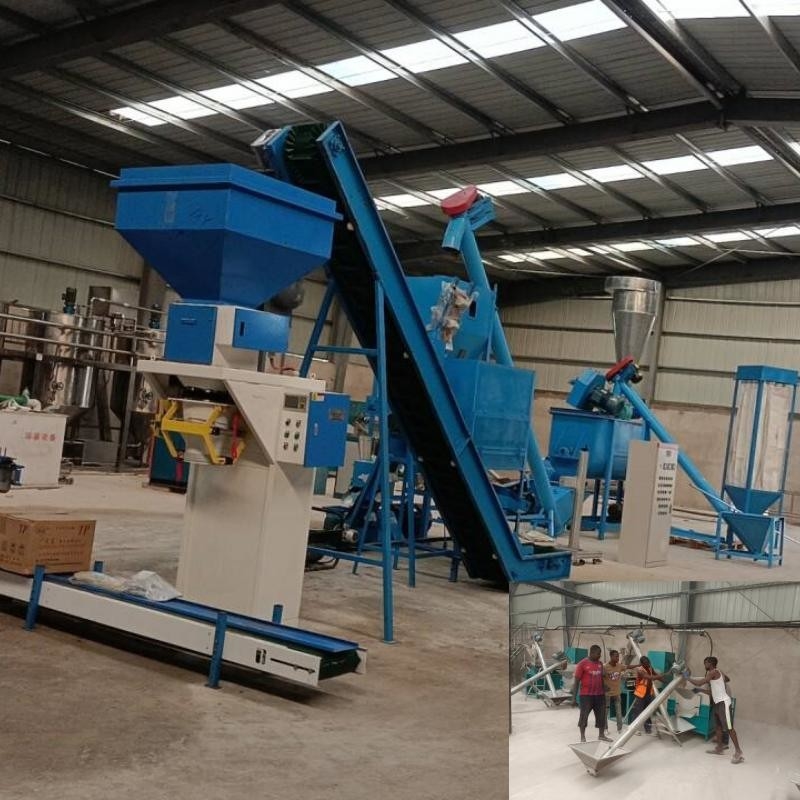 Animals Feed Pellet Production Line Poultry Breeding Feed Pelletizing Machine Make Pellet For Animal Feed