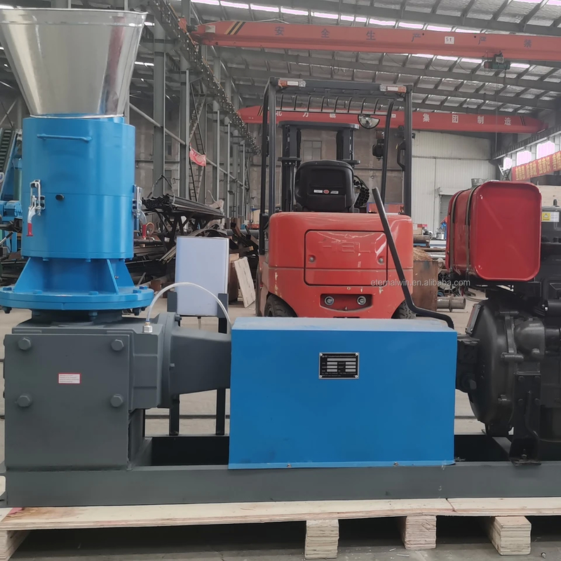 Capacity Pellet Maker 80-600kg/h Safe Carbon Steel Alloy 220V/380V 7.5-37KW