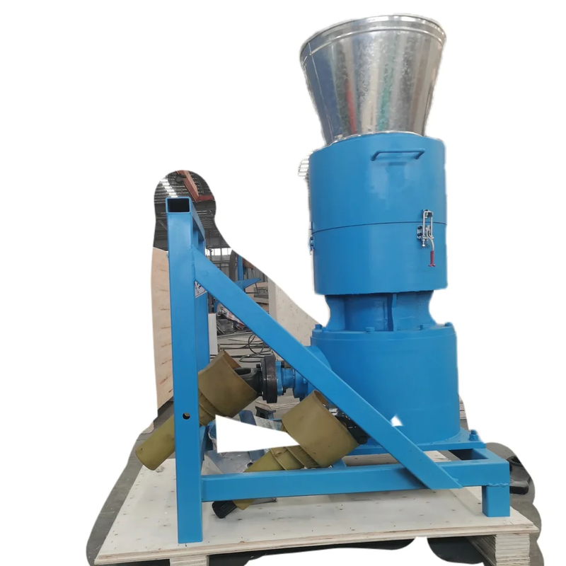 Heavy Duty PTO Pellet Mill With Alloy Steel Die 10-80hp Tractor Power Low Noise