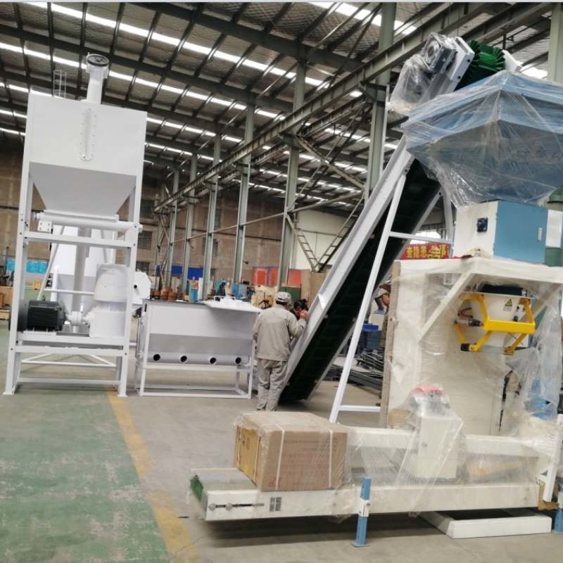 1Ton/h customizable Special Bio-Pellet Granulator, Straw Rice Husk Granulator, Wood Chips Fuel Pellet Production Line