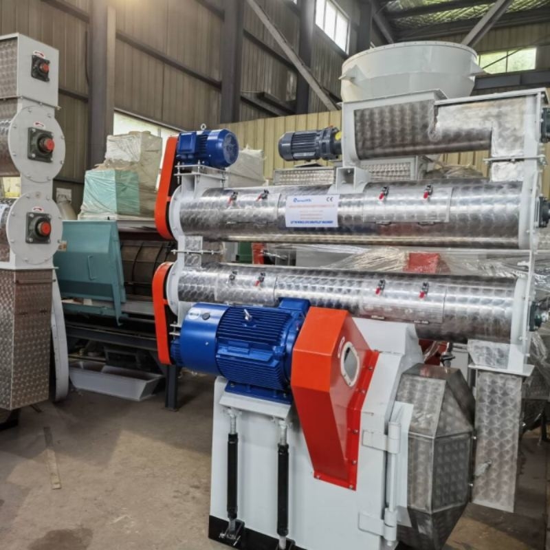 HKJ-250 With Single Conditioner Poultry Feed Pellet Mill Pellet Mill Machine Ring Die Feed Pellet Machine