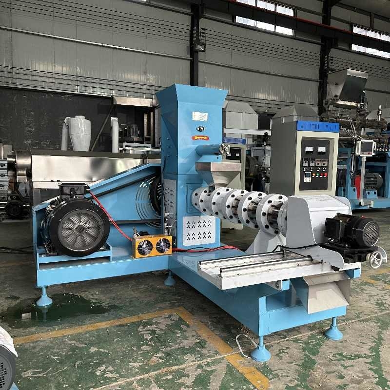 Fish Feed Extruder Flower Shapes Fish Breeding Nutritional Value Of Fish Power Kw Cats And Dogs Finished Products