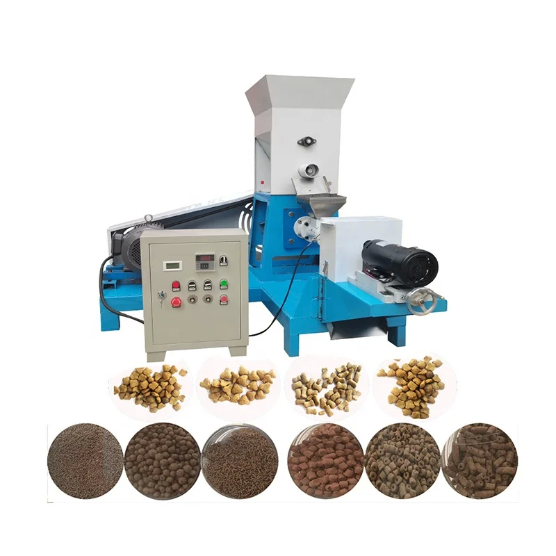 Electric Heating Fish Feed Pellet Making Machine Capacity 50~2000kg/h 220V/380V/415V/440V Voltage