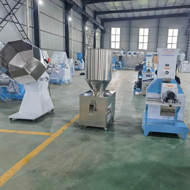 132kW Power Digital Temperature Control Dog Feeder Extruder 220V/380V Voltage 40-2000kg/h Capacity