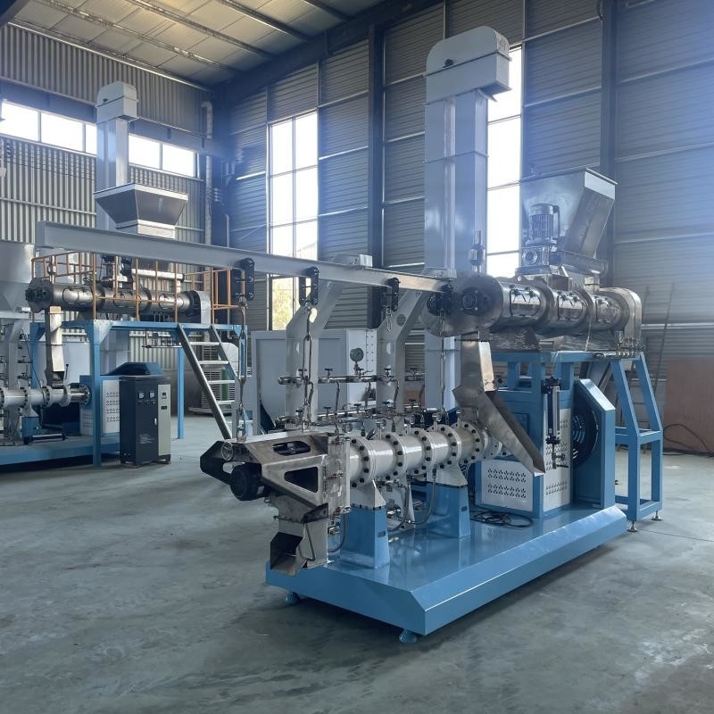 Wet Type Tilapia Fish Feed Extruder Machine With Steam Conditioner