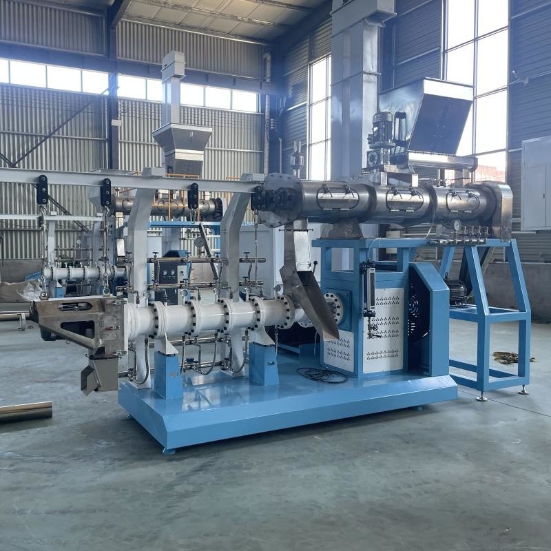 Single Double Screw Tilapia Feed Extruder Machine Floating Fish Feed Production Line CE Certified