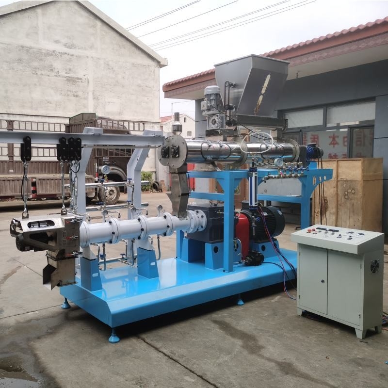 0.8-15MM FLOATING FISH FEED PELLET EXTRUDER LINE TILAPIA FEED EXTRUDER WITH TWIN SCREW MAIN POWER SGS CE CERTIFIED
