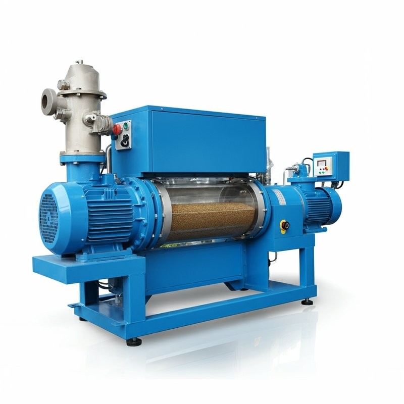 18.5kw Dry Type Fish Feed Extruder For 200 Kg/H Capacity And 0.4kw Cutting Power