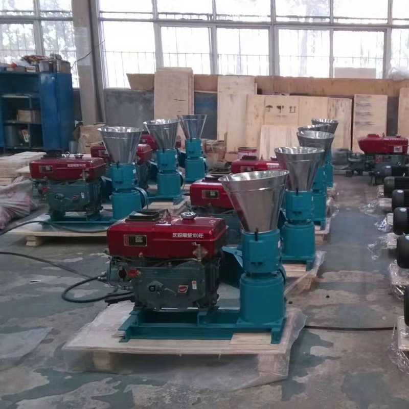 300-400 KG/H Pet Food Pellet Machine With High Productivity Diesel Type Pellet Mill Machine
