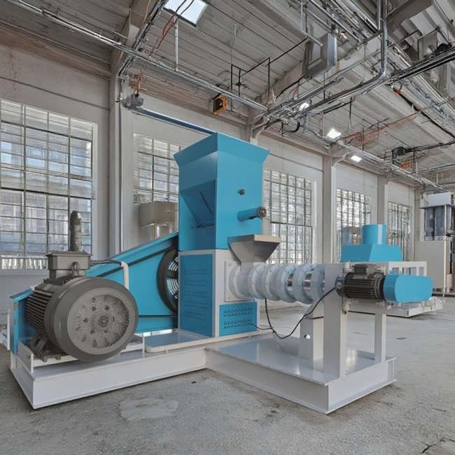 Shrimp Feed Production Dry Type Fish Feed Extruder With Stainless Steel And Carbon Steel