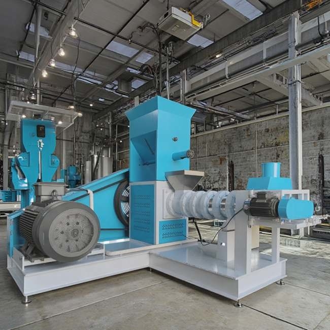 Shrimp Feed Production Dry Type Fish Feed Extruder With Stainless Steel And Carbon Steel