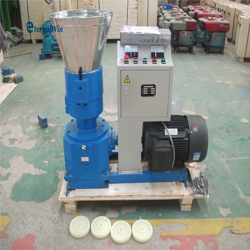 200-300 KG/H Capacity Feed Pellet Mill Machine High Productivity Animal Bird Feed Processing Machine 7.5kw Motor