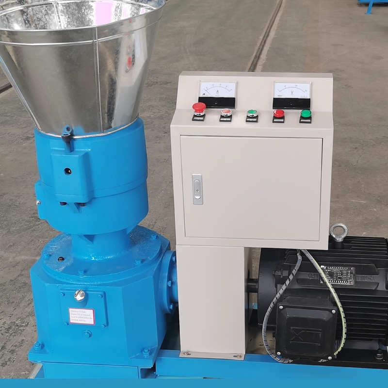 200-300 KG/H Capacity Feed Pellet Mill Machine High Productivity Animal Bird Feed Processing Machine 7.5kw Motor