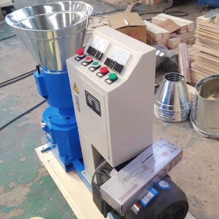 200-300 KG/H Feed Pellet Mill High Productivity Animal Feed Processing Machine Motor Type Feed Mill Machine